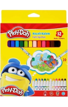 Play-Doh Keçeli Kalem Karton Kutu 5 Mm 12 Renk Ke007 Play-Doh Keçeli Kalem Karton Kutu 5 Mm 12 Renk Ke007