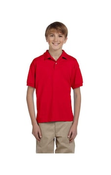 Tezzgelsin Erkek Çocuk Polo Yaka Kısa Kol Okul T-shirt Kırmızı Tezzgelsin Erkek Çocuk Polo Yaka Kısa Kol Okul T-shirt Kırmızı