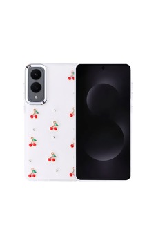 Zore Samsung Galaxy Uyumlu S25 Edge Kılıf Airbag Tasarımlı Simli Şeffaf Omsy Kutup Kapak - Kiraz Zore Samsung Galaxy Uyumlu S25 Edge Kılıf Airbag Tasarımlı Simli Şeffaf Omsy Kutup Kapak - Kiraz