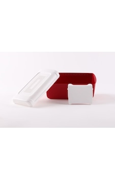Tupperware Ekmek Saklama Kabı Beyaz - Kırmızı Tupperware Ekmek Saklama Kabı Beyaz - Kırmızı