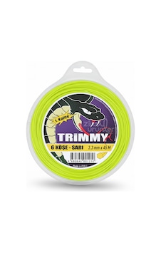 Trimmy Motorlu Tırpan Misinası 6 Köşeli 3.3mm 45 Metre