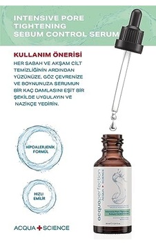 Acqua Perfection Sivilce Önleyici, Siyah Nokta Ve Gözenek Karşıtı Arındırıcı Cilt Bariyeri Güçlendirici Bakım Serumu %5 Niacinamide +%1 Zinc 30ml, Akneli, Yağlı Ciltler İçin Sebum Dengeleyici