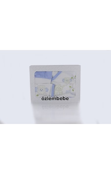 Özlem Bebe Desenli 5li Zıbın Set Bebemavisi Bebe Mavi Özlem Bebe Desenli 5li Zıbın Set Bebemavisi Bebe Mavi