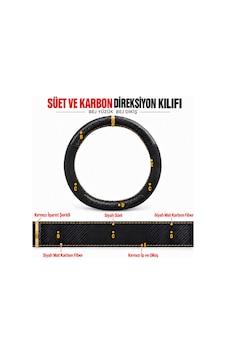 Chevrolet Trax Dikme Direksiyon Kılıfı Alcantara Süet Mat Karbon Bej Yüzük Ve Dikiş 2013-2016 Chevrolet Trax Dikme Direksiyon Kılıfı Alcantara Süet Mat Karbon Bej Yüzük Ve Dikiş 2013-2016