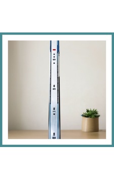 Trendexa Teleskopik Bilyalı Çekmece Rayı 43x500 Mm Frenli Takım Mac Çok Renkli