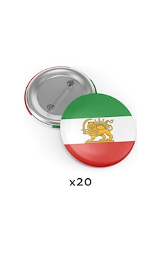 Eski İran Bayrağı Çanta Rozeti 20 Adet - Aslan Güneş Şah Dönemi İran İmparatorluğu Bayrağı En Büyük Boy 5.8cm İğneli Broş Eski İran Bayrağı Çanta Rozeti 20 Adet - Aslan Güneş Şah Dönemi İran İmparatorluğu Bayrağı En Büyük Boy 5.8cm İğneli Broş