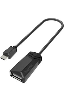 Hama Hm.200308 Adaptör Micro Usb Fiş - Usb A Soket Hama Hm.200308 Adaptör Micro Usb Fiş - Usb A Soket