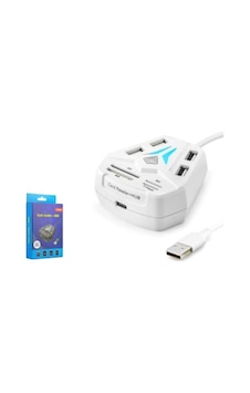 Hadron A068w Usb Combo Hub Kart Okuyucu 8 Port Beyaz Hadron A068w Usb Combo Hub Kart Okuyucu 8 Port Beyaz
