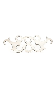Gürçayhırdavat Desenli Lorenza Kulp Krom 64Mm