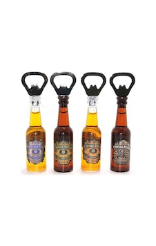 İkonik İçki Şişesi Tasarımlı Magnetli Şişe Açacağı Alk4603 Sarı İkonik İçki Şişesi Tasarımlı Magnetli Şişe Açacağı Alk4603 Sarı