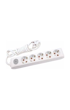Viko 6'lı Priz 3x1,5 mm Uzatma Beyaz 7 MT Viko 6'lı Priz 3x1,5 mm Uzatma Beyaz 7 MT