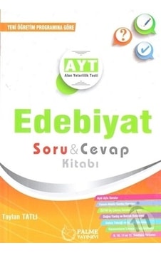Palme Yayınevi Yks Ayt Edebiyat Soru & Cevap Kitabı Palme Yayınevi Yks Ayt Edebiyat Soru & Cevap Kitabı
