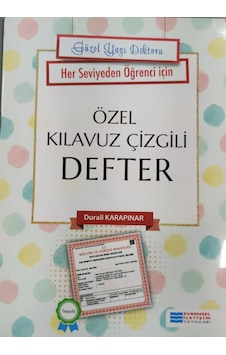 Özel Kılavuz Çizgili Defter Her Seviyede Öğrenciler için - Evrens Özel Kılavuz Çizgili Defter Her Seviyede Öğrenciler için - Evrens