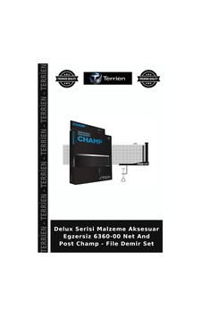 Delux Serisi Malzeme Aksesuar Egzersiz 6360-00 Net And Post Champ - File Demir Set Belirtilmemiş Delux Serisi Malzeme Aksesuar Egzersiz 6360-00 Net And Post Champ - File Demir Set Belirtilmemiş