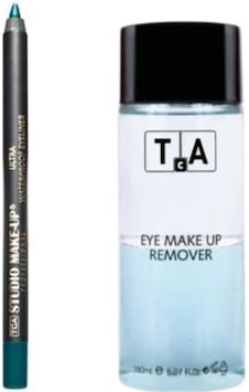 Tca Studio Make-Up Göz Makyaj Temizleyici 150 ML + Ultra Waterproof Eyeliner Light Green Tca Studio Make-Up Göz Makyaj Temizleyici 150 ML + Ultra Waterproof Eyeliner Light Green