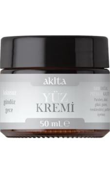 Akita Doğal Yüz Kremi Kokusuz 50 ML Akita Doğal Yüz Kremi Kokusuz 50 ML
