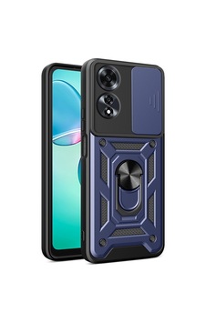Zore Oppo A60 Uyumlu Magnetik Standlı Kamera Korumalı Ogaa Sürgülü Vega Kapak-mavi Zore Oppo A60 Uyumlu Magnetik Standlı Kamera Korumalı Ogaa Sürgülü Vega Kapak-mavi