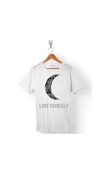 Love Yourself Kendin Sev Yarım Ay Erkek Tişört 001 Love Yourself Kendin Sev Yarım Ay Erkek Tişört 001