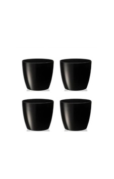 Yakut İç Mekan Saksı 3'lü Parlak Siyah 0,68 Litre 15x13 Cm Fazla Suyu Ayıran Tabanlı Saksı Yakut İç Mekan Saksı 3'lü Parlak Siyah 0,68 Litre 15x13 Cm Fazla Suyu Ayıran Tabanlı Saksı