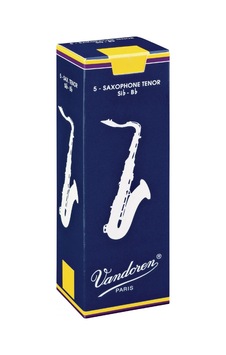 Vandoren Sr223 Traditional Tenor Saksafon Kamışı No: 3.0 Profesyonel - 5'li Paket İleri Seviye Çalıcılar İçin Güçlü Ses Ve Kararlı Ton Üretimi
