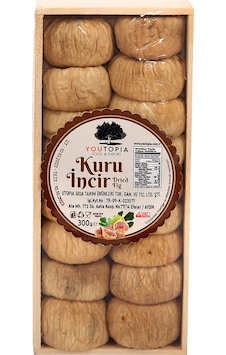 Youtopia Kuru İncir Ahşap Kutu 300 G Youtopia Kuru İncir Ahşap Kutu 300 G