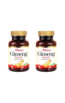Balen Kırmızı Gınseng 375 Mg 60 Kapsül 2 Adet Balen Kırmızı Gınseng 375 Mg 60 Kapsül 2 Adet