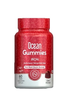 Ocean Gummies Iron 60 Çiğneme Formu Ocean Gummies Iron 60 Çiğneme Formu