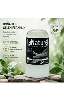 Lanaturel 130 Ml. Kokusuz Mineral Taş Deodorant