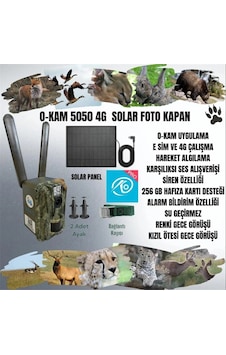 Okam O-kam 5050 4g Solar Fotokapan Okam O-kam 5050 4g Solar Fotokapan