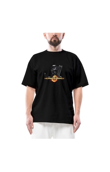 The Hunger Games Mockingjay Oversize Siyah Tişört The Hunger Games Mockingjay Oversize Siyah Tişört