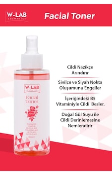 W-Lab Cosmetics Nurten Rose Water Facial Toner 150 ML W-Lab Cosmetics Nurten Rose Water Facial Toner 150 ML