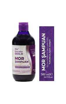 Bio Keratin Gold Mor Şampuan 500 ML Bio Keratin Gold Mor Şampuan 500 ML