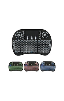Kablosuz Şarjlı Mini Türkçe Q Klavye Smart Tv Ps3 Dokunmatik Mouse