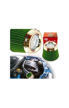 Carub Hava Filitresi Tuning 2 Aparatlı Krom Yeşil