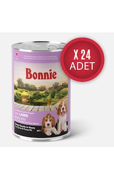 Bonnie Kuzu Etli Sos İçinde Et Parçacıklı Yavru Köpek Konservesi 400g X 24 Adet Bonnie Kuzu Etli Sos İçinde Et Parçacıklı Yavru Köpek Konservesi 400g X 24 Adet