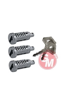 Gua Kapı Kilit Şifre Takımı 3 Lü Set Renault R12 Toros 41629 7701348432