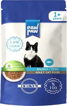Paw Paw Kedi Yaş Maması Balıklı 85 Gr Paw Paw Kedi Yaş Maması Balıklı 85 Gr