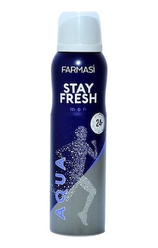 Farmasi Stay Fresh Aqua Parabensiz Erkek Sprey Deodorant 150 ML Farmasi Stay Fresh Aqua Parabensiz Erkek Sprey Deodorant 150 ML