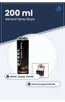 Sprey Boya Kahverengi 200ml Aerosol Metal Ahşap Plastik Yüzey Boy Sprey Boya Kahverengi 200ml Aerosol Metal Ahşap Plastik Yüzey Boy