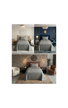 Premium Kabartma Dokulu Royal Model Tek Kişilik Yatak Örtüsü 1 Adet Yastık Kılıfı Dahil 180 X 240 Çok Renkli Premium Kabartma Dokulu Royal Model Tek Kişilik Yatak Örtüsü 1 Adet Yastık Kılıfı Dahil 180 X 240 Çok Renkli