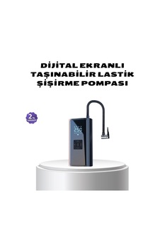 Kablosuz Dijital Lastik Şişirme Pompası Led Işıklı Cpompası-75031 Kablosuz Dijital Lastik Şişirme Pompası Led Işıklı Cpompası-75031