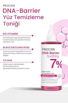 Procsın Dna-barrier Soothing Cilt Bariyeri Onarıcı Güçlendirici Yüz Temizleyici Tonik Procsın Dna-barrier Soothing Cilt Bariyeri Onarıcı Güçlendirici Yüz Temizleyici Tonik