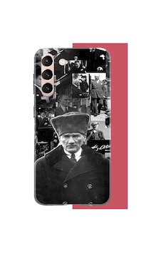 Samsung Galaxy S21 Uyumlu Atatürk Kolaj 2.jpeg Baskılı Silikon Kılıf Renkli Samsung Galaxy S21 Uyumlu Atatürk Kolaj 2.jpeg Baskılı Silikon Kılıf Renkli