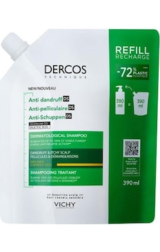 Vichy Dercos Yedek Dandruff Kepek Karşıtı Şampuan 390ml - Kuru Saçlar Vichy Dercos Yedek Dandruff Kepek Karşıtı Şampuan 390ml - Kuru Saçlar