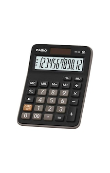 Casio Mx-12b-bk-w-dc Casio Ekononik Hesap Makinesi, Siyah Çok Renkli Casio Mx-12b-bk-w-dc Casio Ekononik Hesap Makinesi, Siyah Çok Renkli