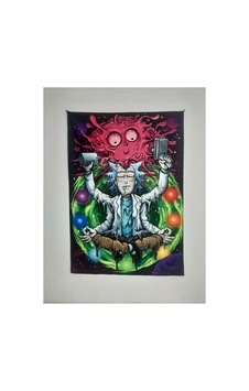 Rick & Morty - Rick Desenli Tasarım Duvar Halısı Rick & Morty - Rick Desenli Tasarım Duvar Halısı