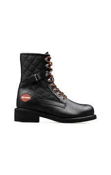 Harley Davidson Siyah Kadın Botu 025G100078-Black-Derı Harley Davidson Siyah Kadın Botu 025G100078-Black-Derı