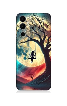 Tecno Pova Neo 2 Uyumlu Ay Altında Salıncak Sessizliği Desenli Silikon Kılıf Çok Renkli Tecno Pova Neo 2 Uyumlu Ay Altında Salıncak Sessizliği Desenli Silikon Kılıf Çok Renkli