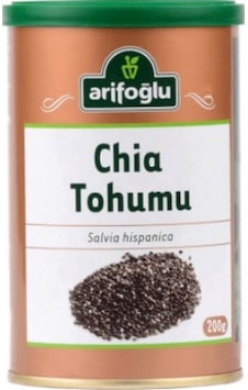 Arifoğlu Chia Tohumu Teneke 2 x 200 G Arifoğlu Chia Tohumu Teneke 2 x 200 G