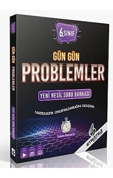 6.Sınıf Gün Gün Problemler Soru Bankası -  Strateji Yayınları